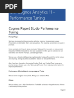 Performance Tuning