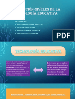 DIAPOSITIVA Evolución Niveles de La Tecnología Educativa Ini II