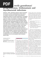 Cutaneous Sterile Granulomas Pyogranulomas Leishmaniasis and Mycobacterial Infections