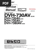 Pioneer Dvh-730av 735av 7380av SM