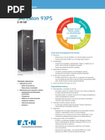 Eaton 93PS 8-40 KW Data Sheet Español