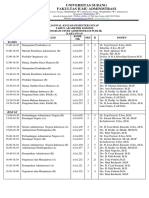 Jadwal Kuliah Sem Genap Publik Kyw 18-19