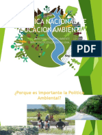 POLITICA - NACIONAL - EDUCACIÓN - AMBIENTAL - PPT 1