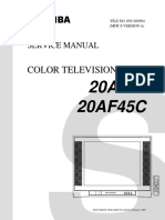 Toshiba TV 20AF45 - 20AF45C - SVM PDF