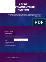 Ley de Enfriamiento de Newton 