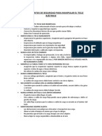 10 Procedimientos de Seguridad para Manipular El Tecle Eléctrico