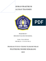 Lap 3. Redaman Saluran Koaksial PDF