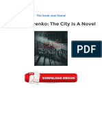 Alexey Titarenko The City Is A Novel Epub Downloads