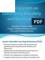 Basic Concepts On Laboratory Biosafety and Biosecurity Risk Assessment