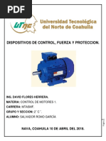 Dispositivos de Control Fuerza y Proteccion.