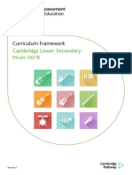 Lower Secondary Music Curriculum Framework 2019