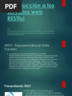 Introducción A Los Servicios Web RESTful