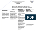 Plan de Trabajo Ceps Ciclo Escolar