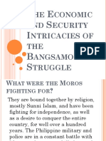 The Economic and Security Intricacies of The Bangsamoro