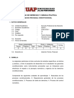 Derecho Procesal Constitucional