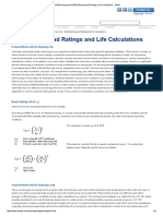 Ball Bearing Load and Ball Bearing Life Ratings and Calculations - NMB