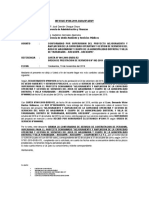 INFORME DE Conformidad de Servicio Supervisor