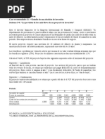 Estudio de Una Decision Con Coste de Capital y Solución