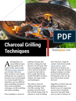 Charcoal Grilling Techniques