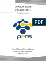 PRAKTIKUM 29 Konsep Pemrograman (Struct 1)