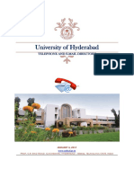 University of Hyderabad Phone Directory