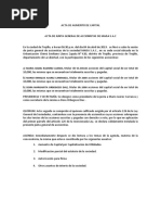 Acta de Aumento de Capital