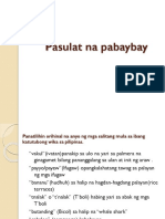 Pasulat Na Pabaybay