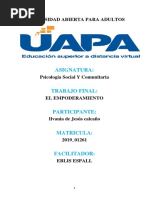 Trabajo Final de Psicología Social y Comunitaria