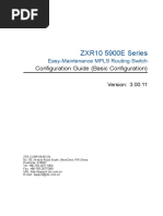 ZXR10 5900E Configuration Guide (Basic Configuration)