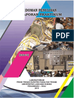 Pedoman Penulisan Laporan Praktikum 2019 Edisi 3