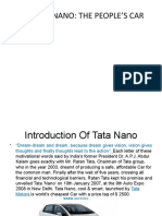 The Tata Nano: The People'S Car