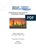 Matemáticas Aplicadas en Ingeniería Química - Tapias & Palacio - 2009