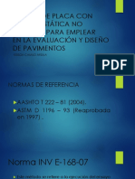 Ensayo de Placa Con Carga Estática No Repetida