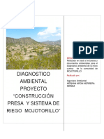 Diagnostico Microcuenca Construcción Presa y Sistema de Riego Mojotorillo