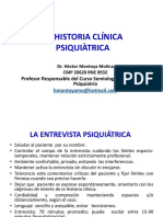 La Historia Clínica Psiquiatrica