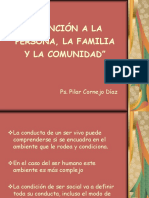 Persona, Familia, Comunidad