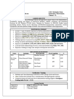 Resume Selvaraj Chennai Linux Admin PDF