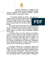 Discurso Del Alcalde de León en El Día de La Constitución