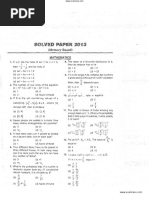 BITSAT Solved Paper 2013 PDF