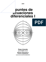 Apuntes de Ecuaciones Diferenciales I