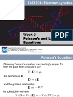 Week 6 - Poisson's and Laplace Equation in Some Coordinate