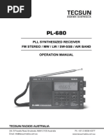 PL680 Manual