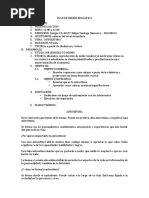 Plan de Sesión Educativa Adolecentes 