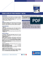 Sherwin Williams Acrilico para Maderas y Metal PDF