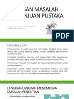 Rumusan Masalah Dan Tinjuan Pustaka