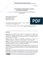 Resultados Del Tratamiento Con Pleurostomía en Pacientes Con Neumotórax Espontáneo PDF