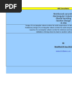 (P0) R C Columns-Rectangular-Biaxial Bending-Section design-IS456