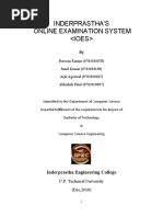 Inderprastha'S Online Examination System