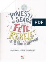 Povesti de Seara Pentru Fete Rebele - Elena Favilli PDF