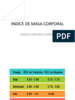 Indice de Masa Corporal y Icc